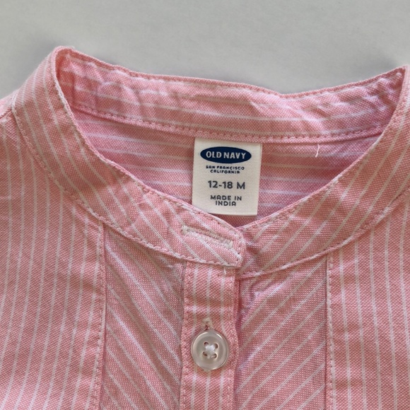 Pink stripe 12-18 month dress NWT - Picture 4 of 5